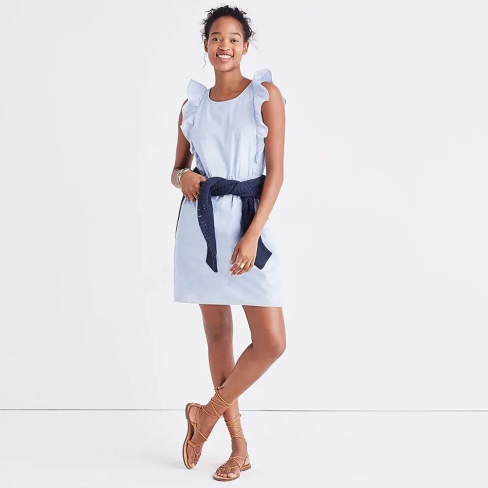 Madewell Bellflower Ruffle Dress Sz 6